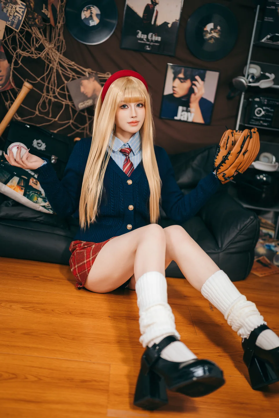 鹿八岁baby - No.115 棒球少女 [23P-704MB] tg@simisebaisi 【丝足阁】010.webp